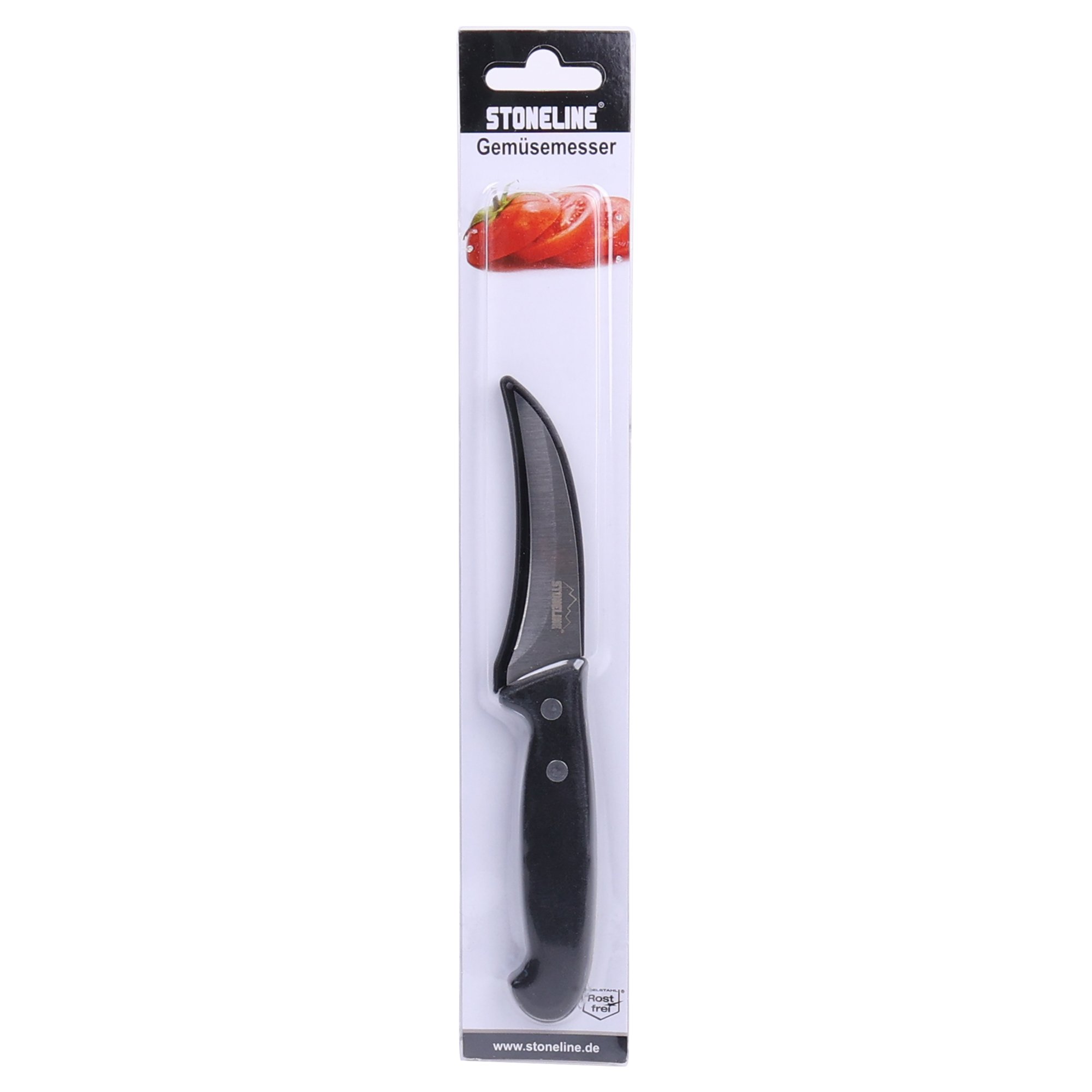 Cuchillo para verduras STONELINE® 18,8 cm, con protector de hoja