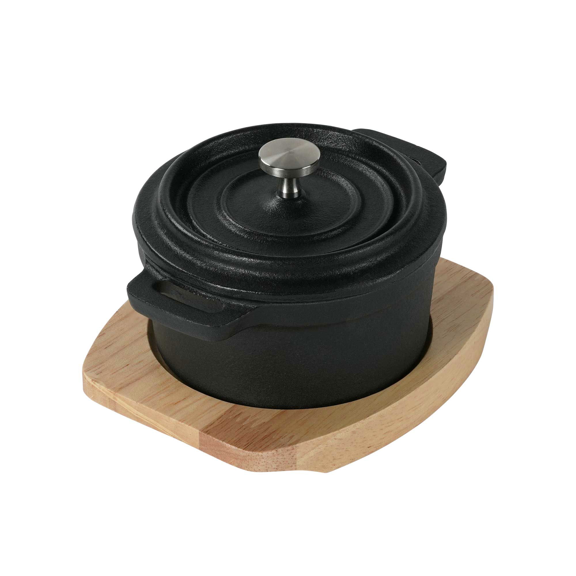 Mini Cocotte 9 cm Gusseisen, Kleiner Emaille Topf