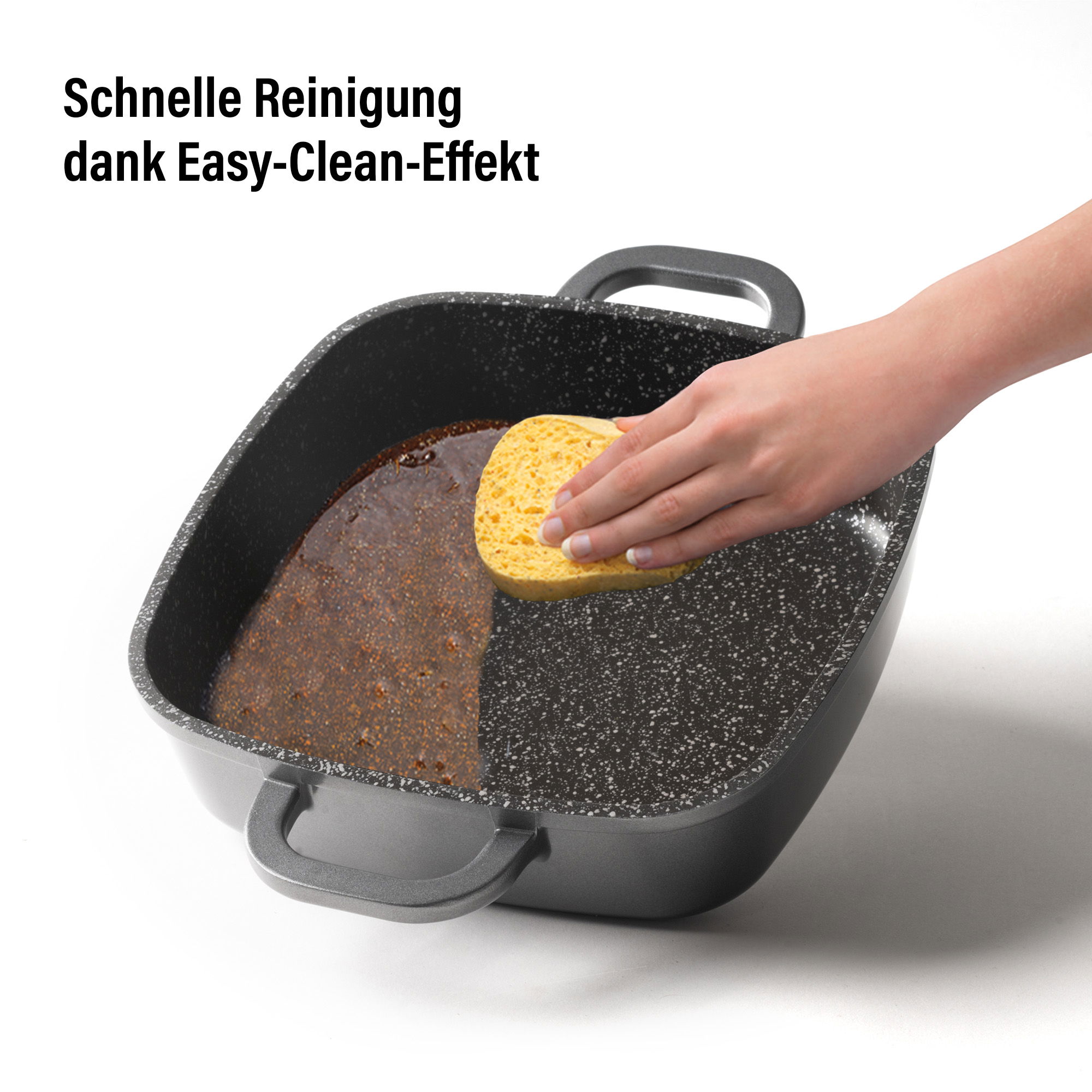 Servierpfanne Eckig 20 cm | mit Deckel