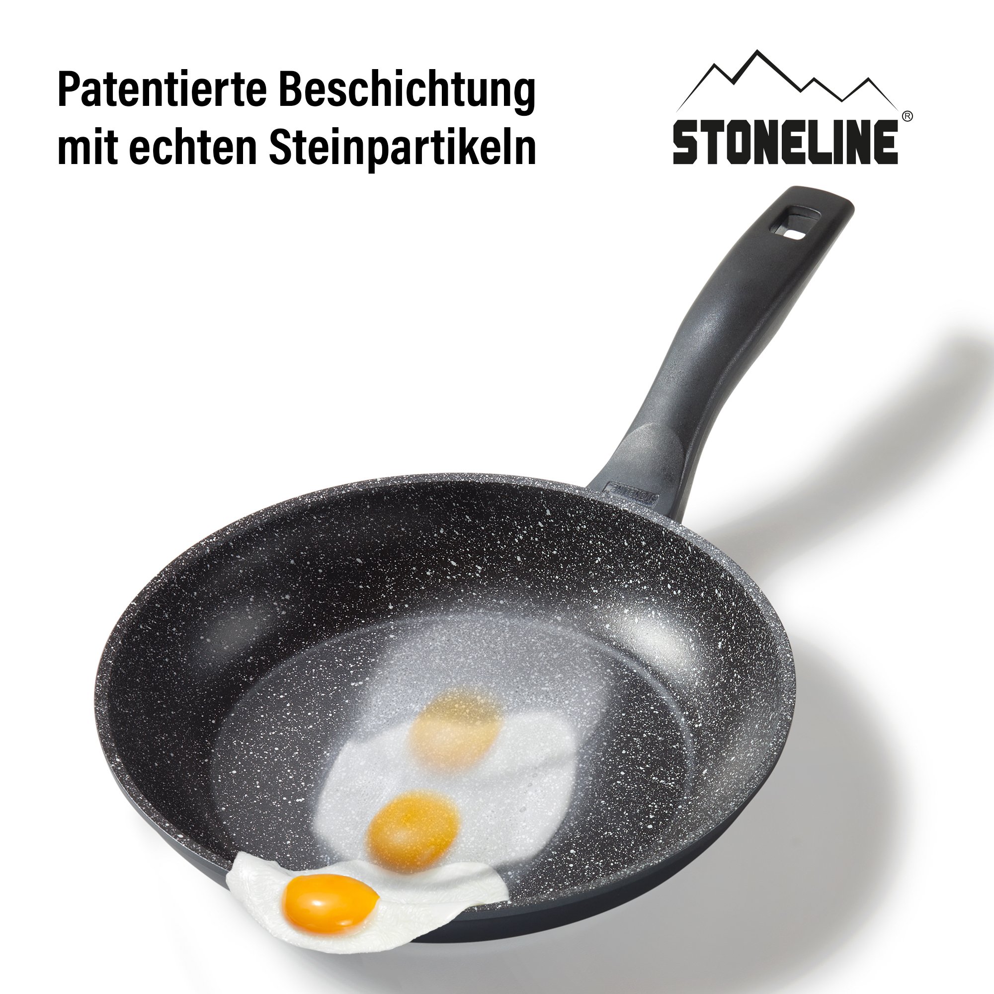 STONELINE® sartén 24 cm, Made in Germany, sartén con revestimiento antiadherente, apta para inducción