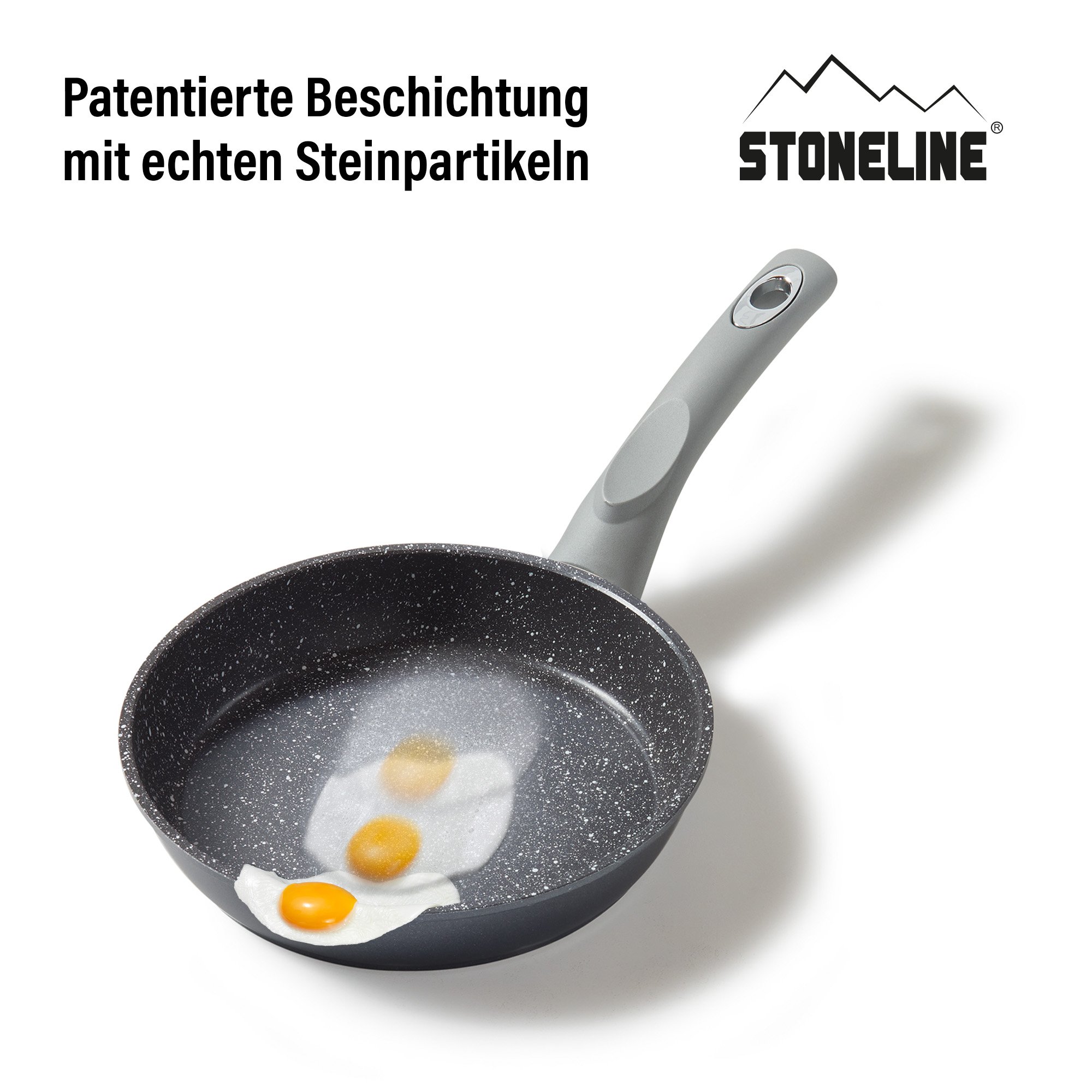 STONELINE® Gourmundo sartén 18 cm, aluminio fundido con revestimiento antiadherente, apta para inducción
