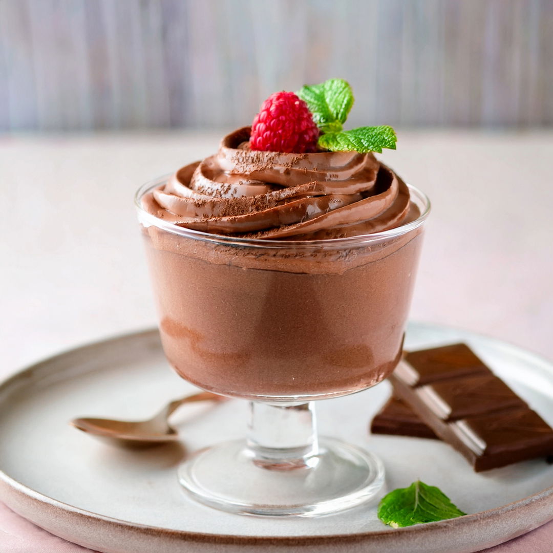 Mokka-Schokoladenmousse: Espresso und Kakao vereint – Ein süßer Genuss Mokka-Schokoladenmousse: Espresso und Kakao vereint – Ein süßer Genuss