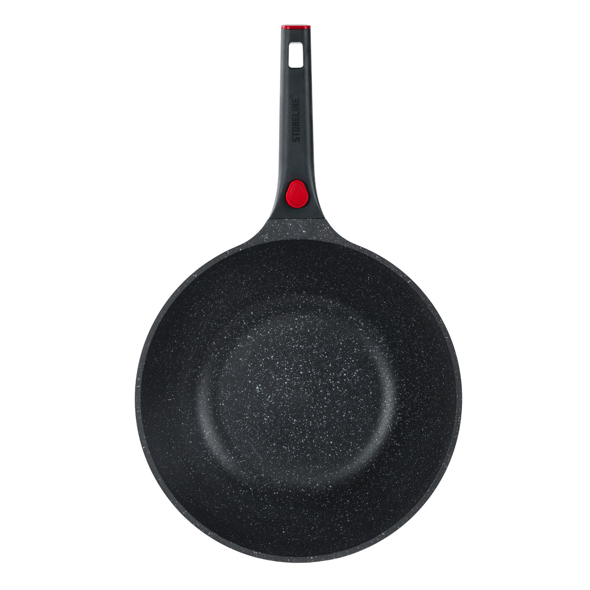 Wok pan 30 cm | with lid - Red