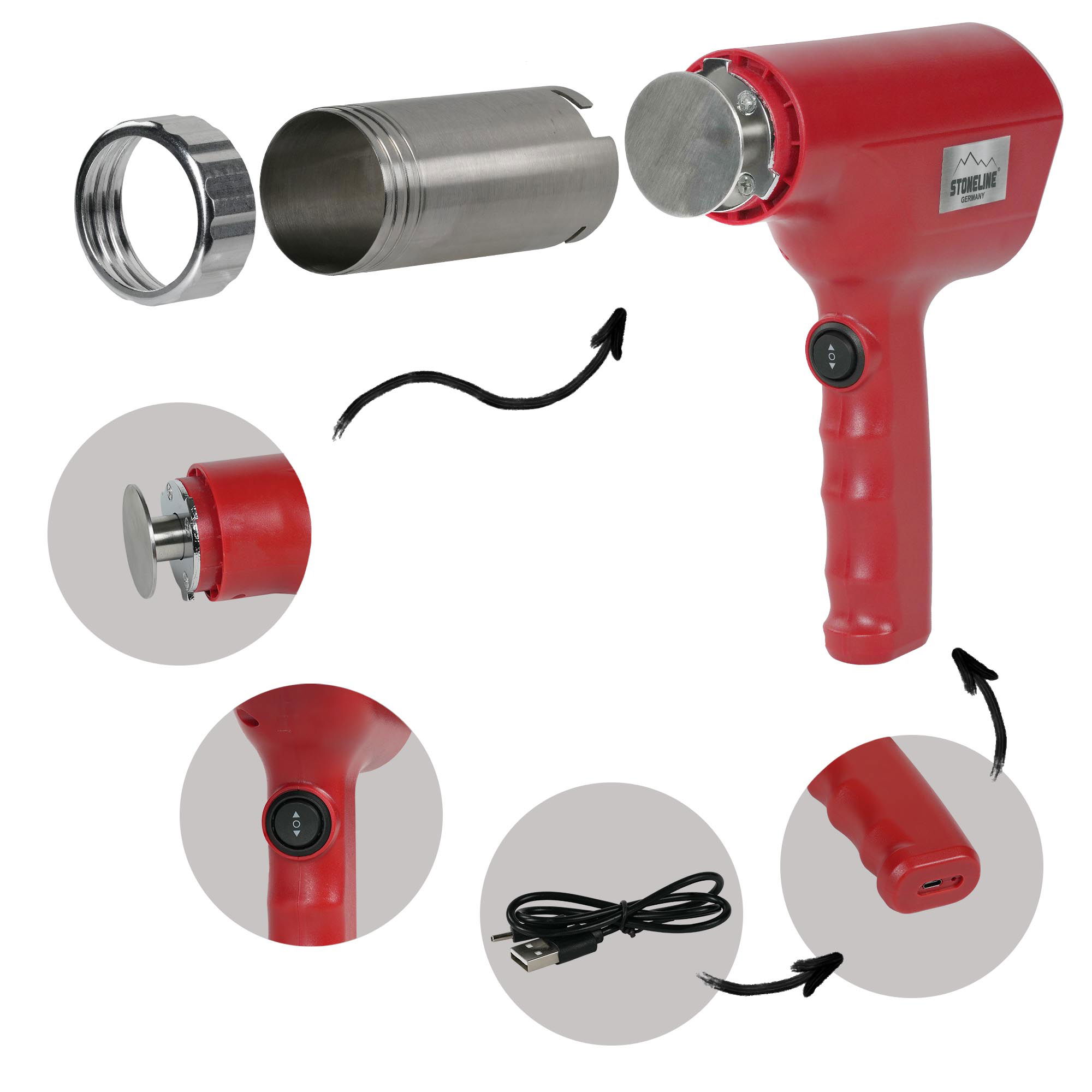 Macchina per Pasta Elettrica | Rosso