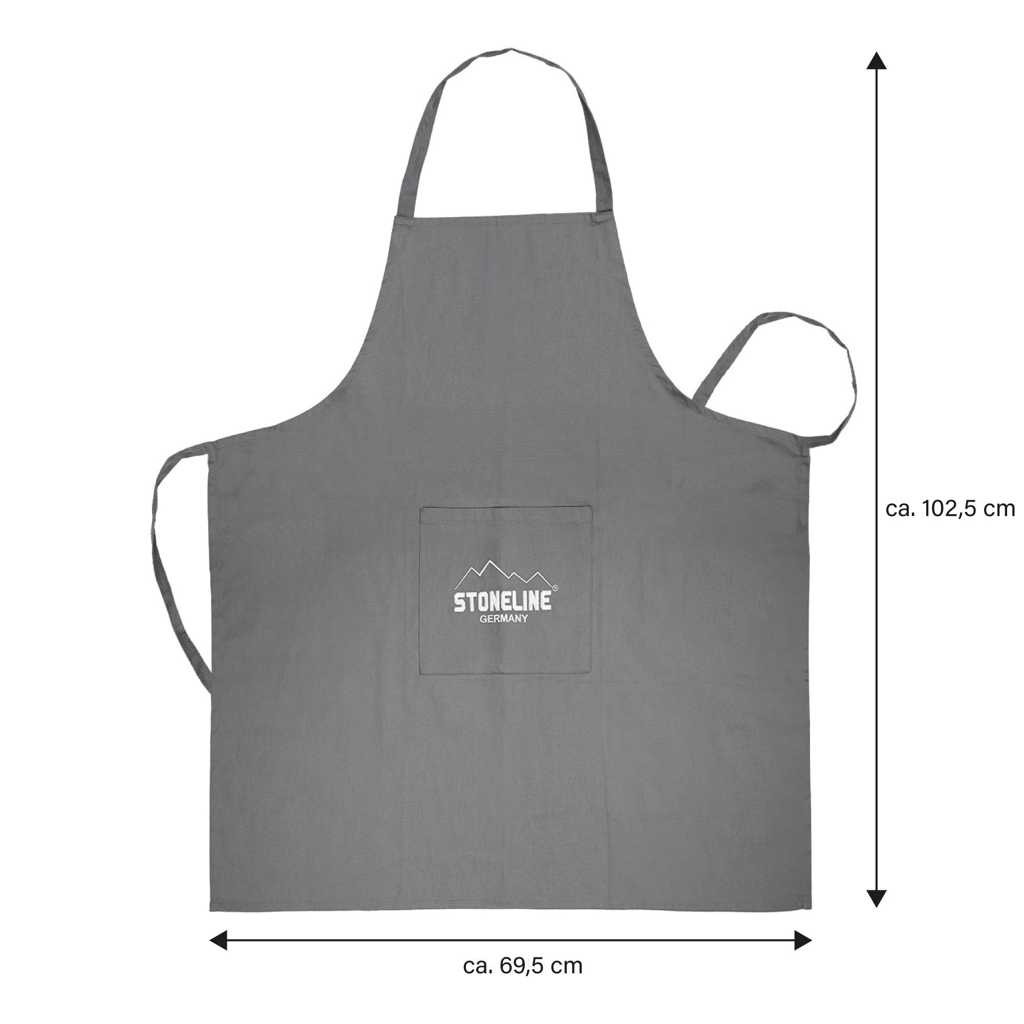 Tablier de cuisine, gris