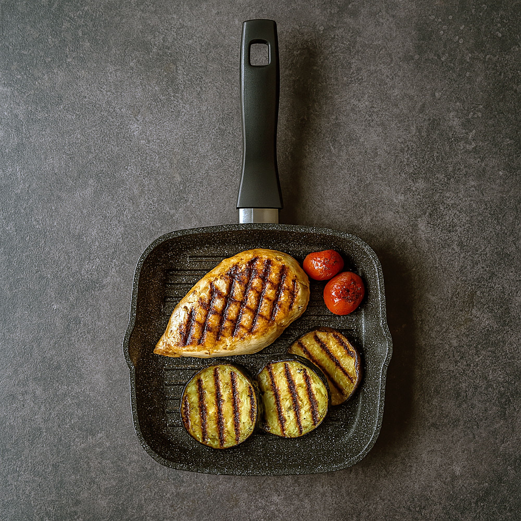 Bistecchiera 16 cm | senza Coperchio - Nero