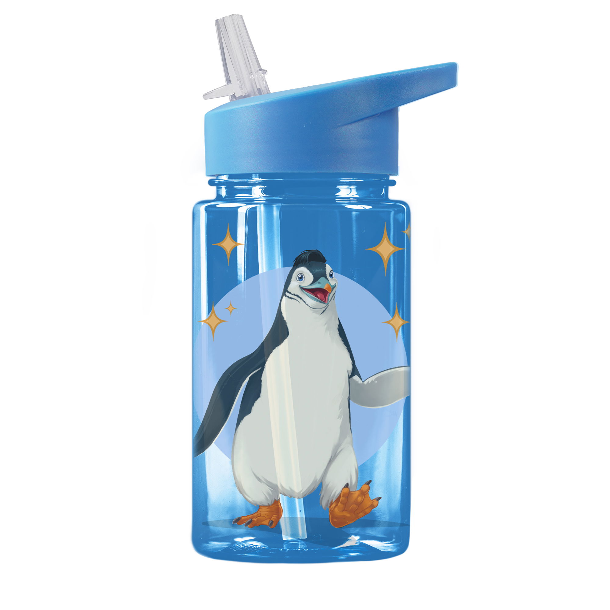 AWAVE® The School of Magical Animals Water Bottle 400 ml rPET | Blue, Juri