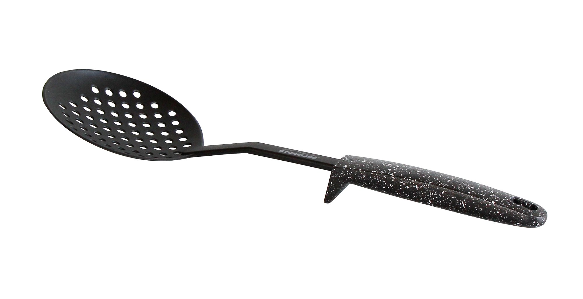 STONELINE® Skimmer Strainer Spoon 34 cm, Heat Resistant Nylon, for Non-Stick Cookware