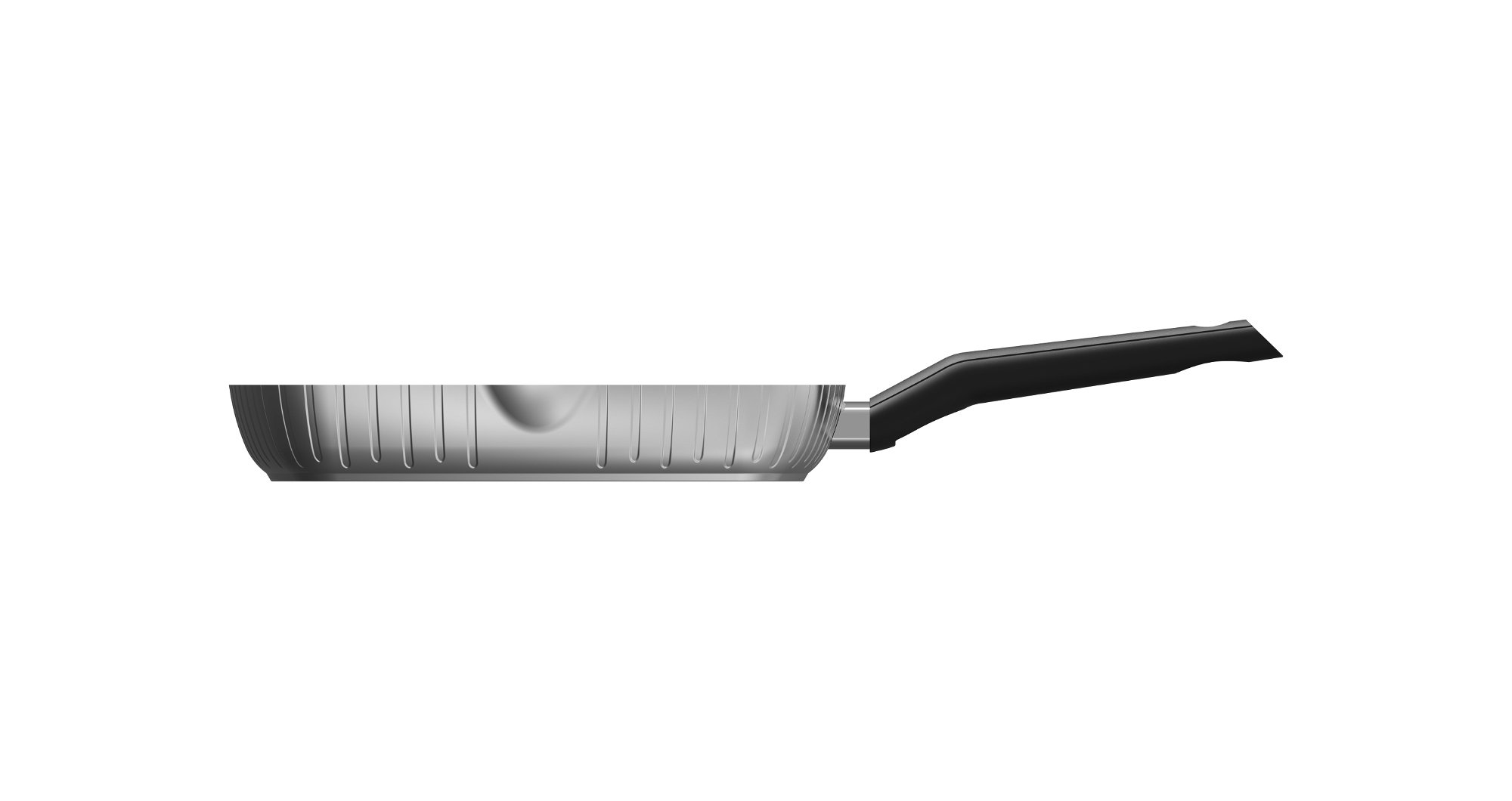 STONELINE® BBQ Griddle Pan 28 cm, 2 Spouts, Non-Stick Pan | Stripes Design