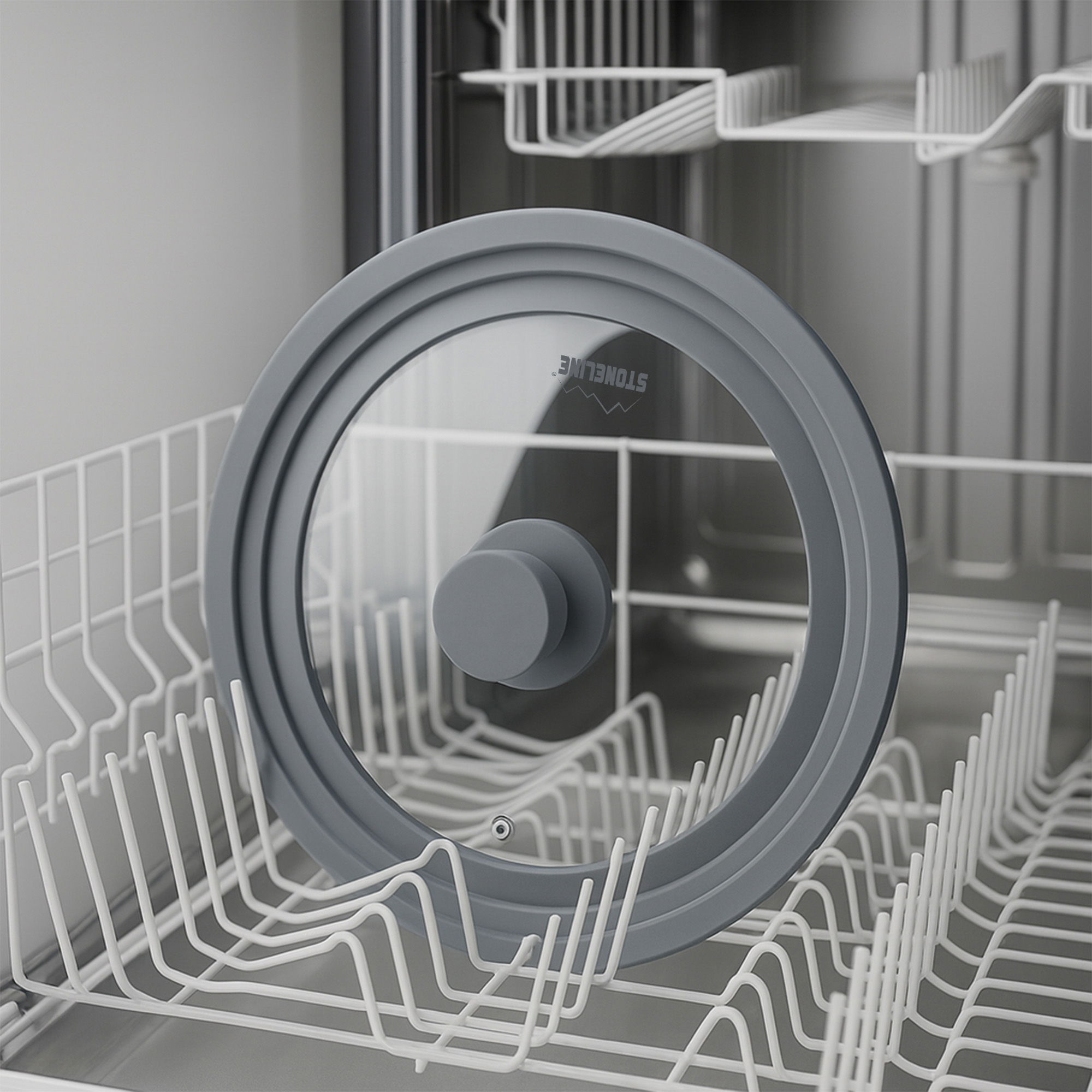 Universal Lid for Pots Pans Skillets 16/18/20 cm | Grey