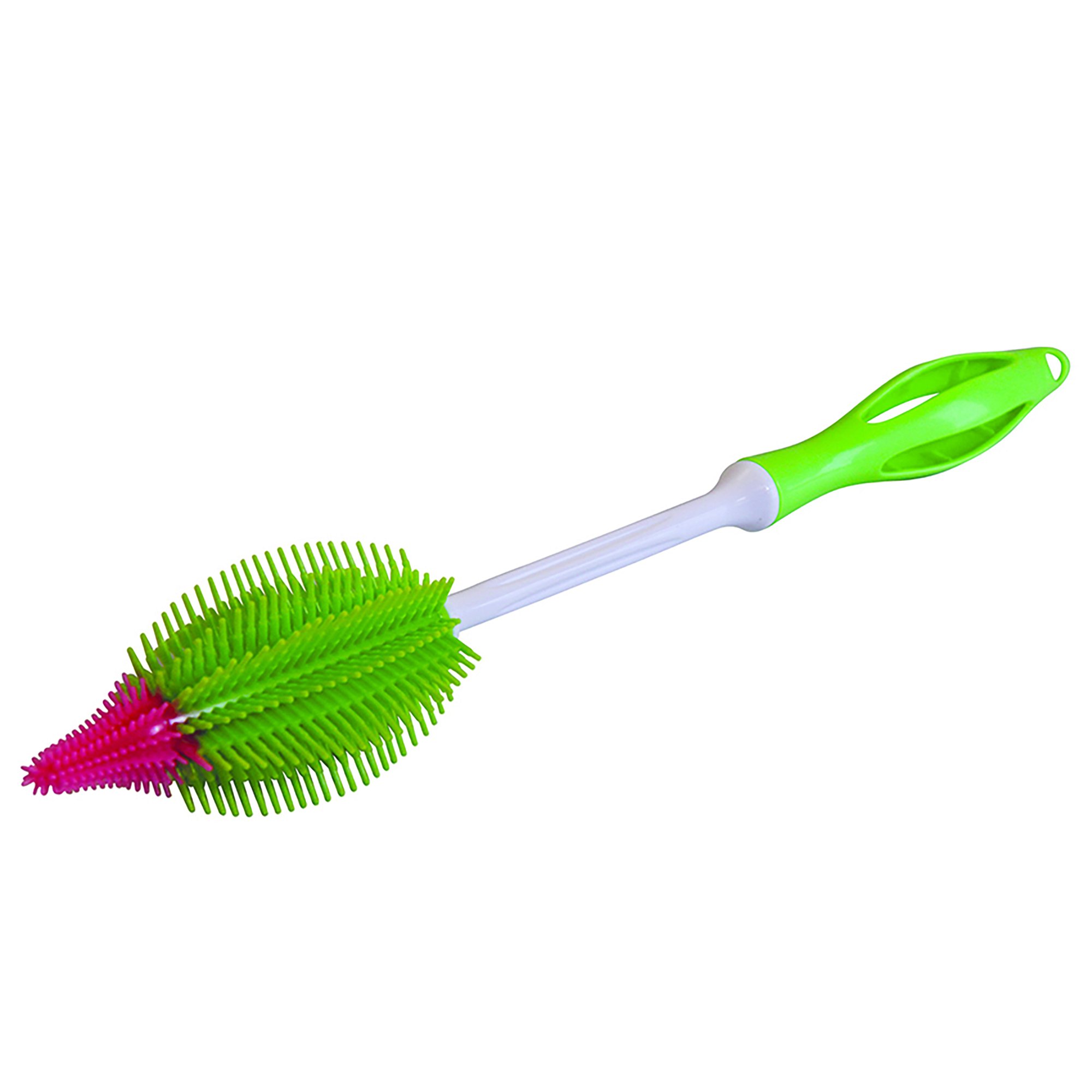 STONELINE® Silicone Bottle Cleaning Brush with Long Handle 35 cm | green