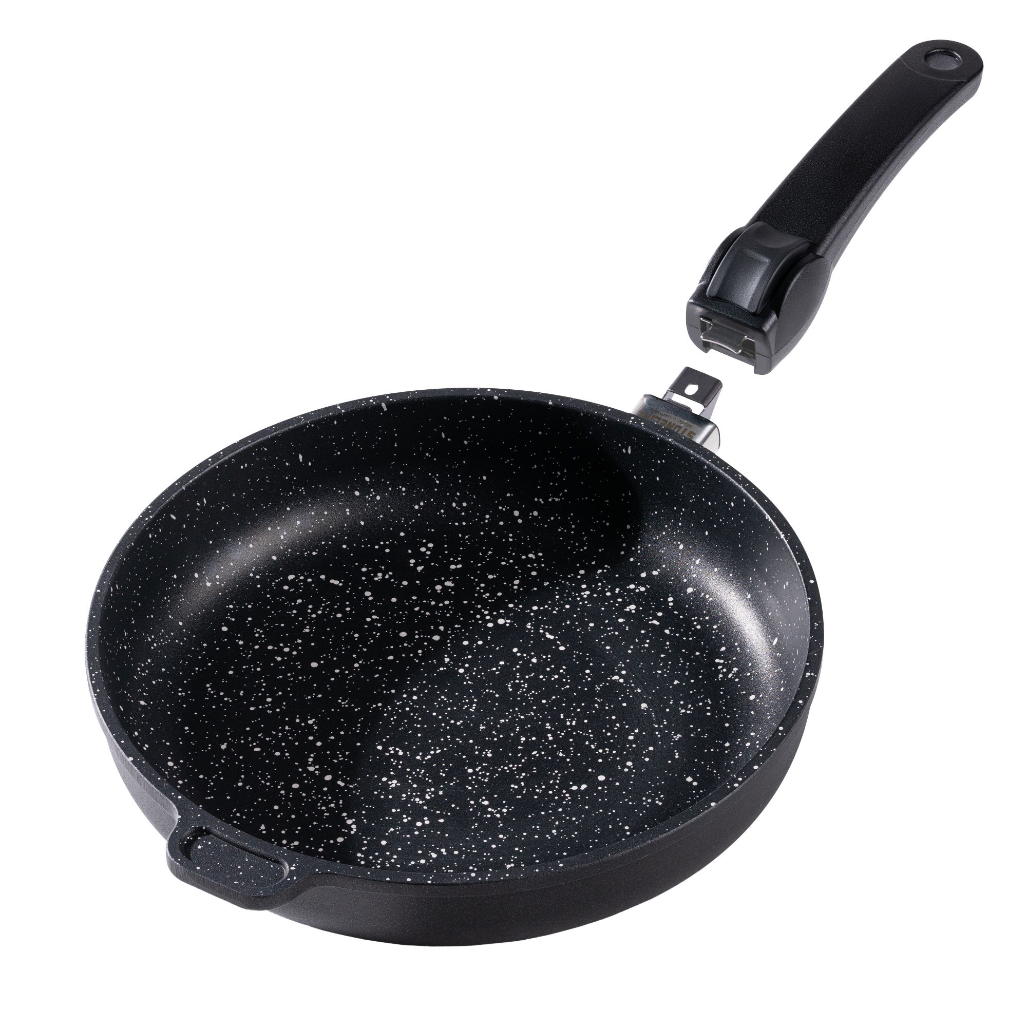 Sartén 24 cm Mango Desmontable | sin Tapa - Negro