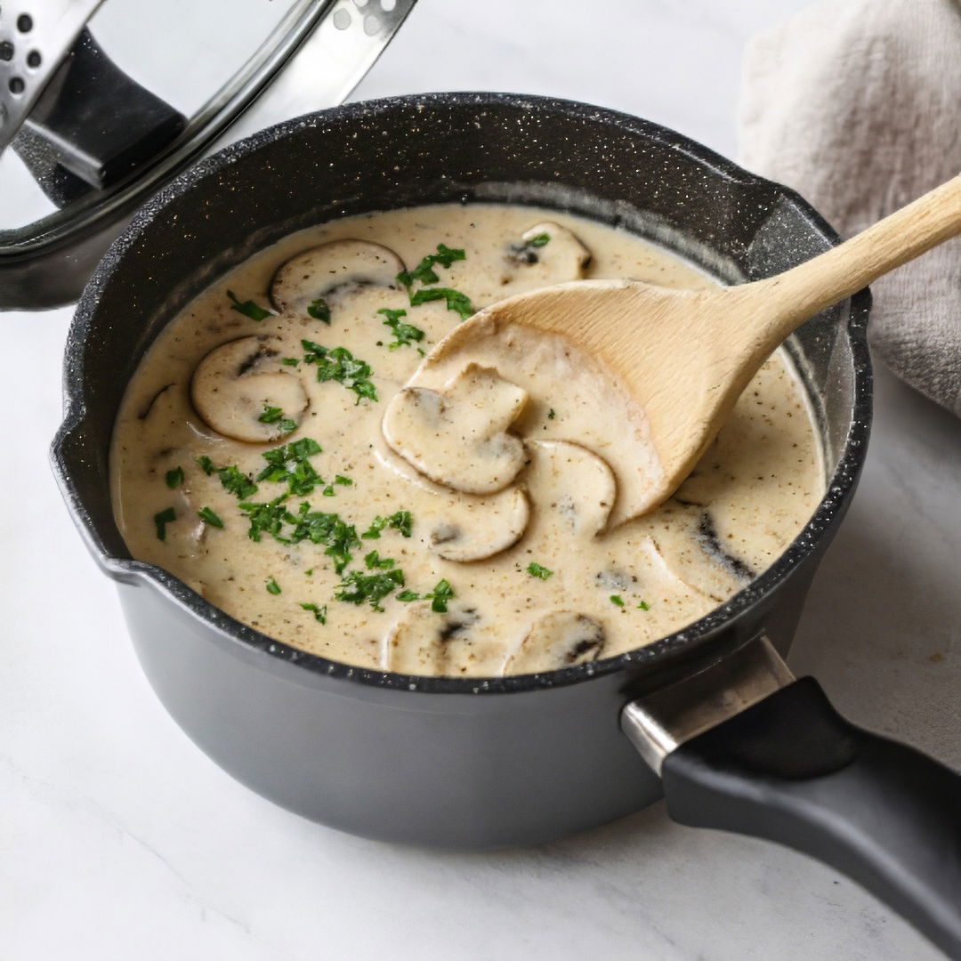Salsa alla Panna ai Funghi fatta in casa – Cremosa, gustosa e perfetta per pasta e carne