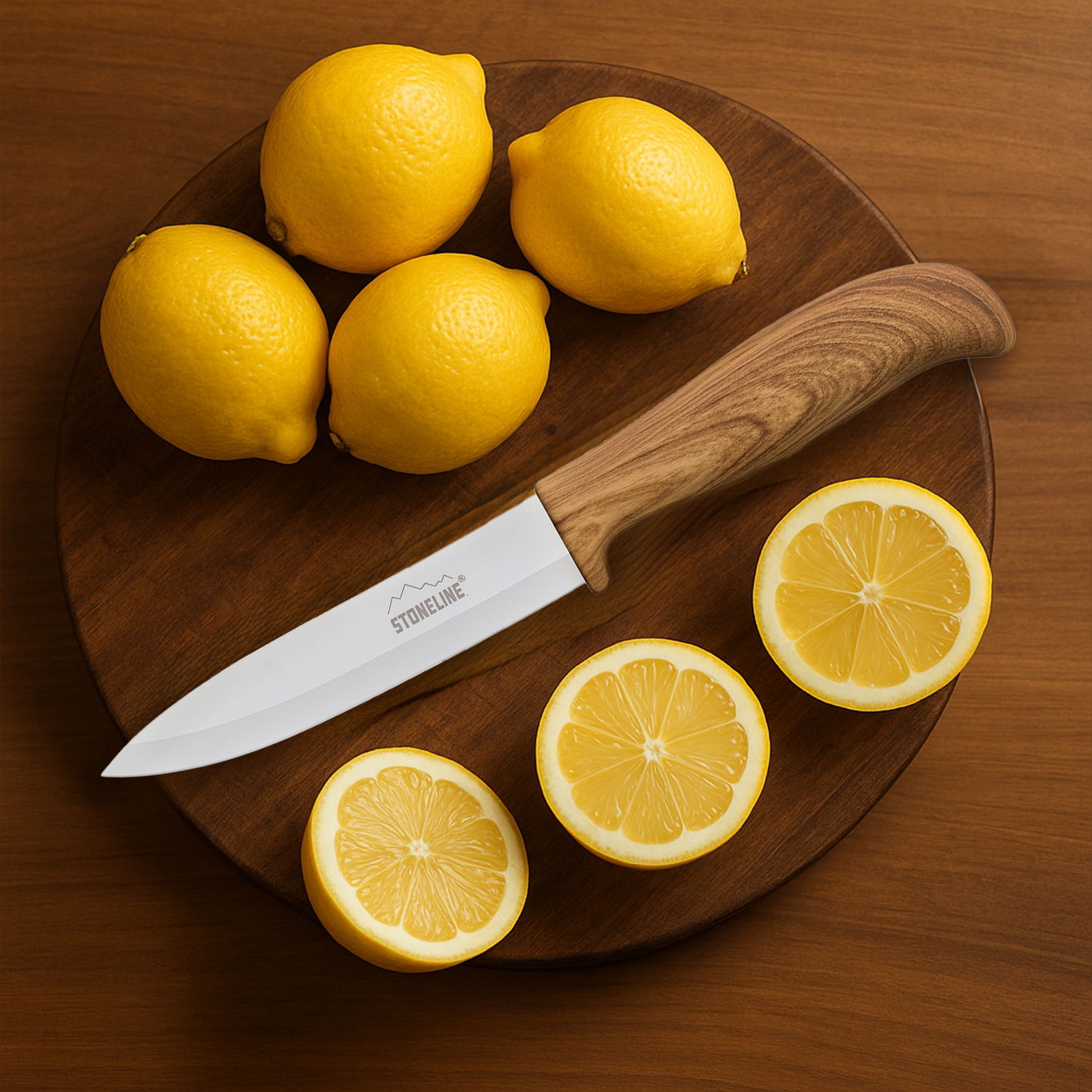 Ceramic Knife, All-Purpose Knife 24 cm | Wood Design