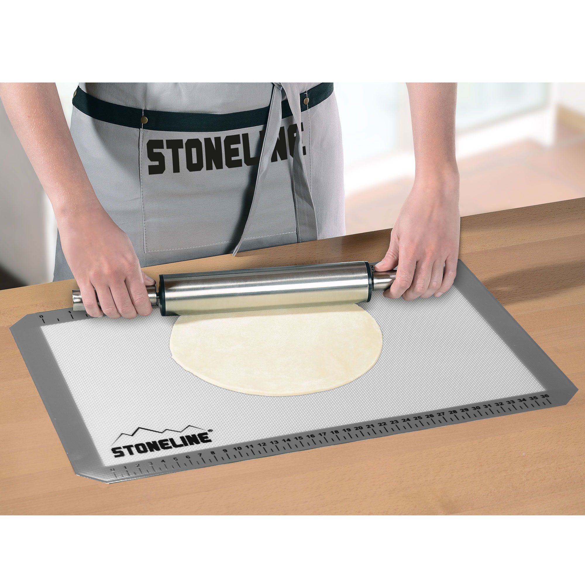 STONELINE® Set di 2 Tappetini da Forno in Silicone, Antiaderente, Riutilizzabile