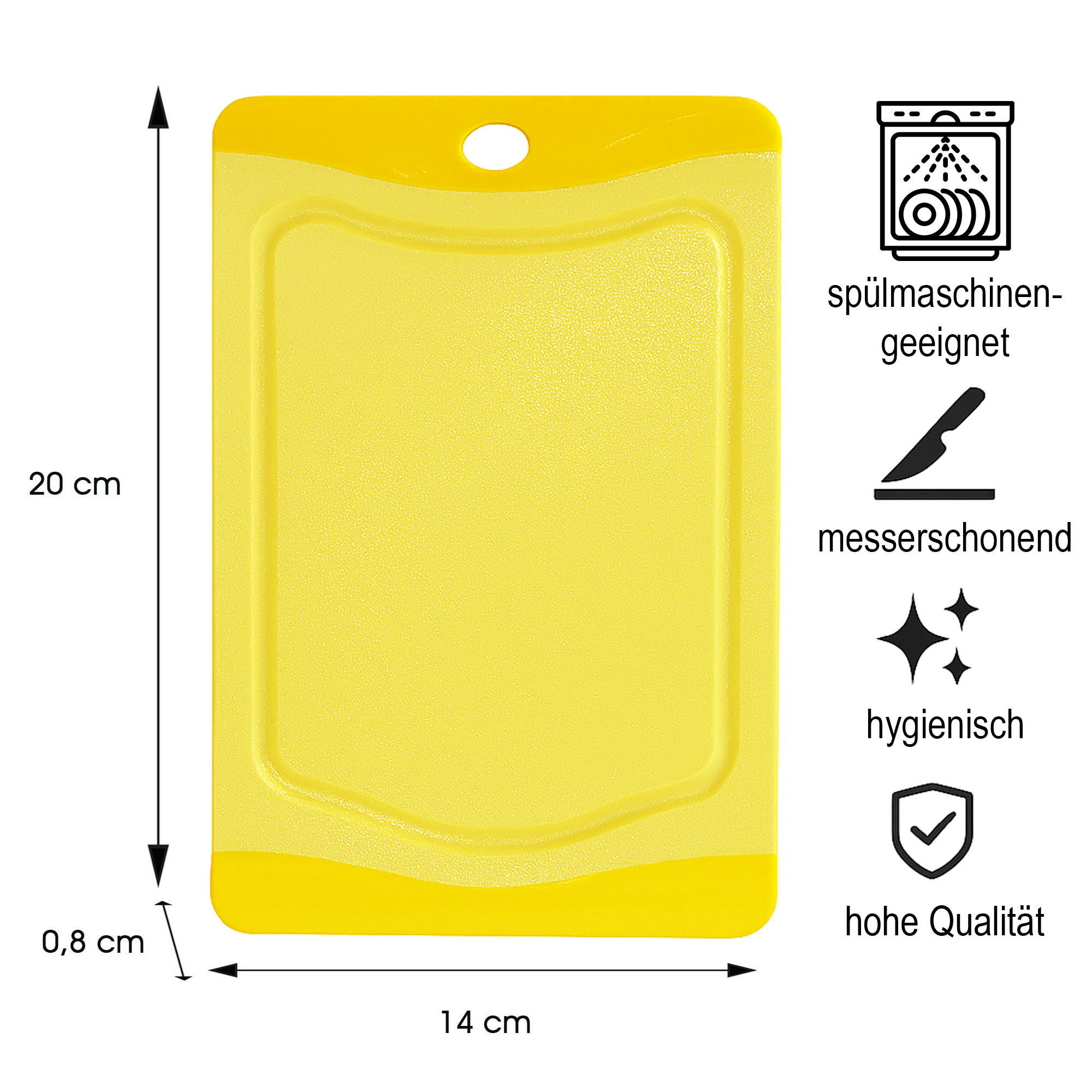 Cutting Board 20x14 cm Set of 4