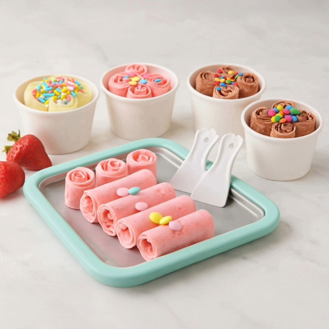 Haz tus propias Ice Cream Rolls – ¡Frescas y creativas en 15 minutos!