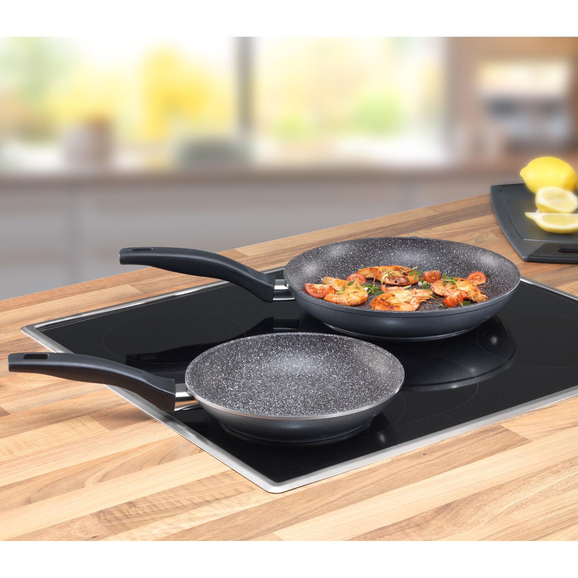 STONELINE® 2 pc Frying Pan Set 20/26 cm, Non-Stick Pan | CLASSIC