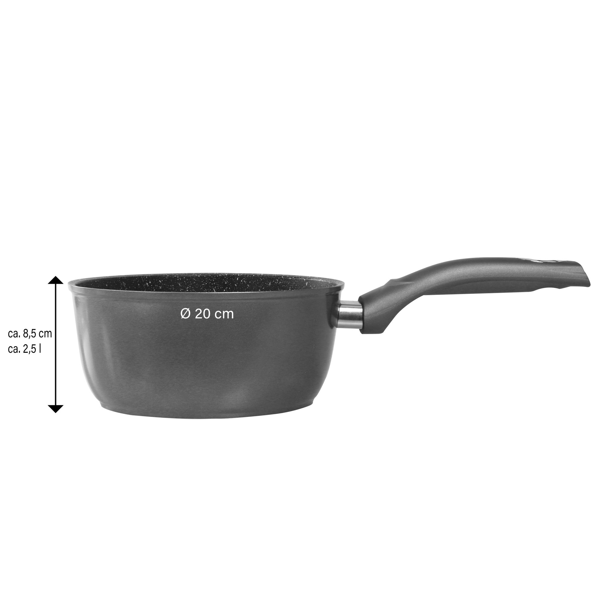 STONELINE® Saucepan 20 cm, Skillet, Non-Stick Pot | GOURMUNDO