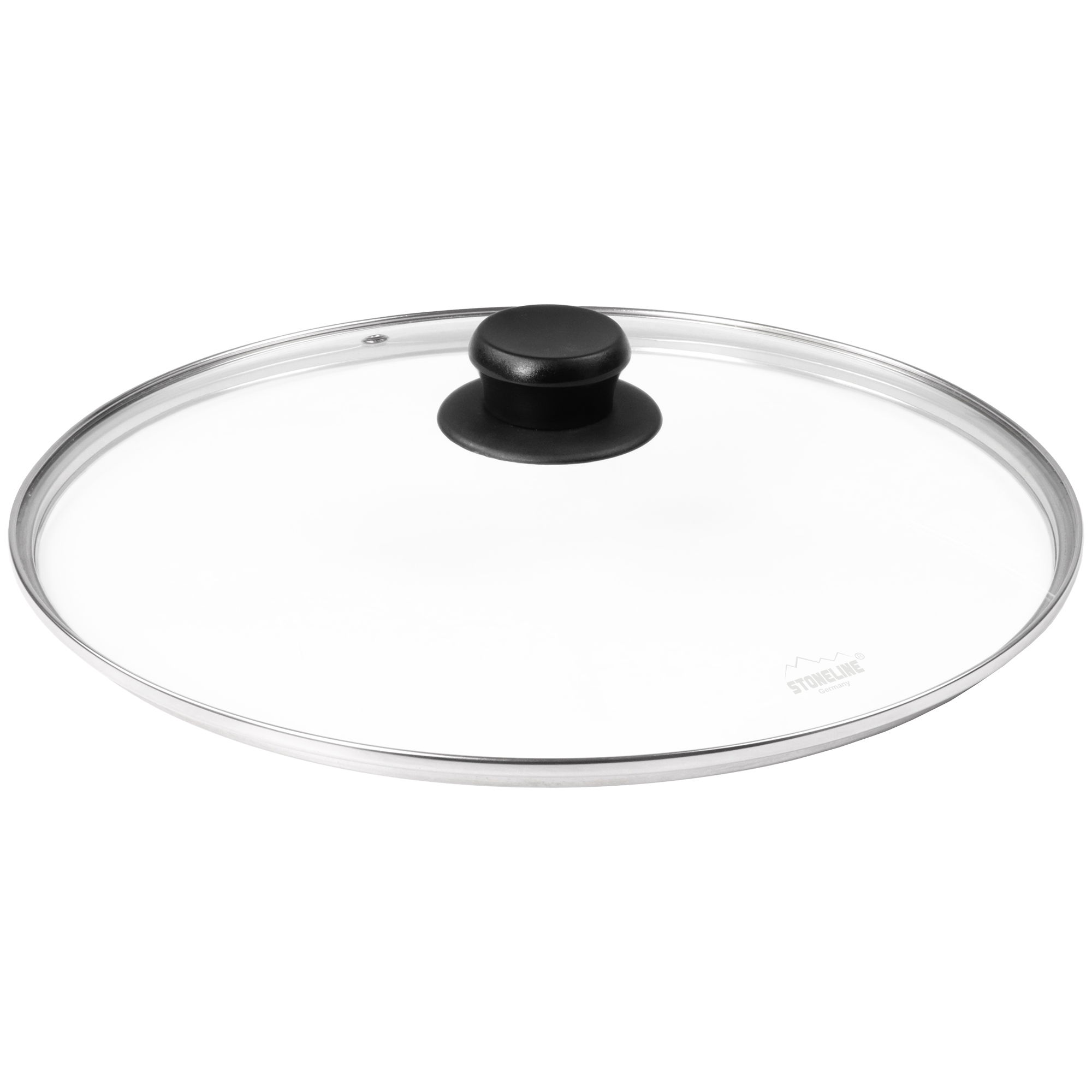 Placer culinario XXL: STONELINE® 32 cm sartén con tapa de cristal