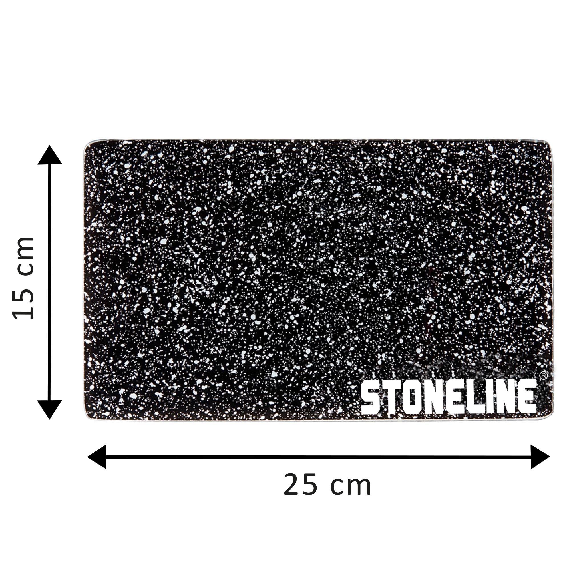 STONELINE® 4 pc Glass Cutting Board Set 25x15 cm, Non-Slip Chopping Board