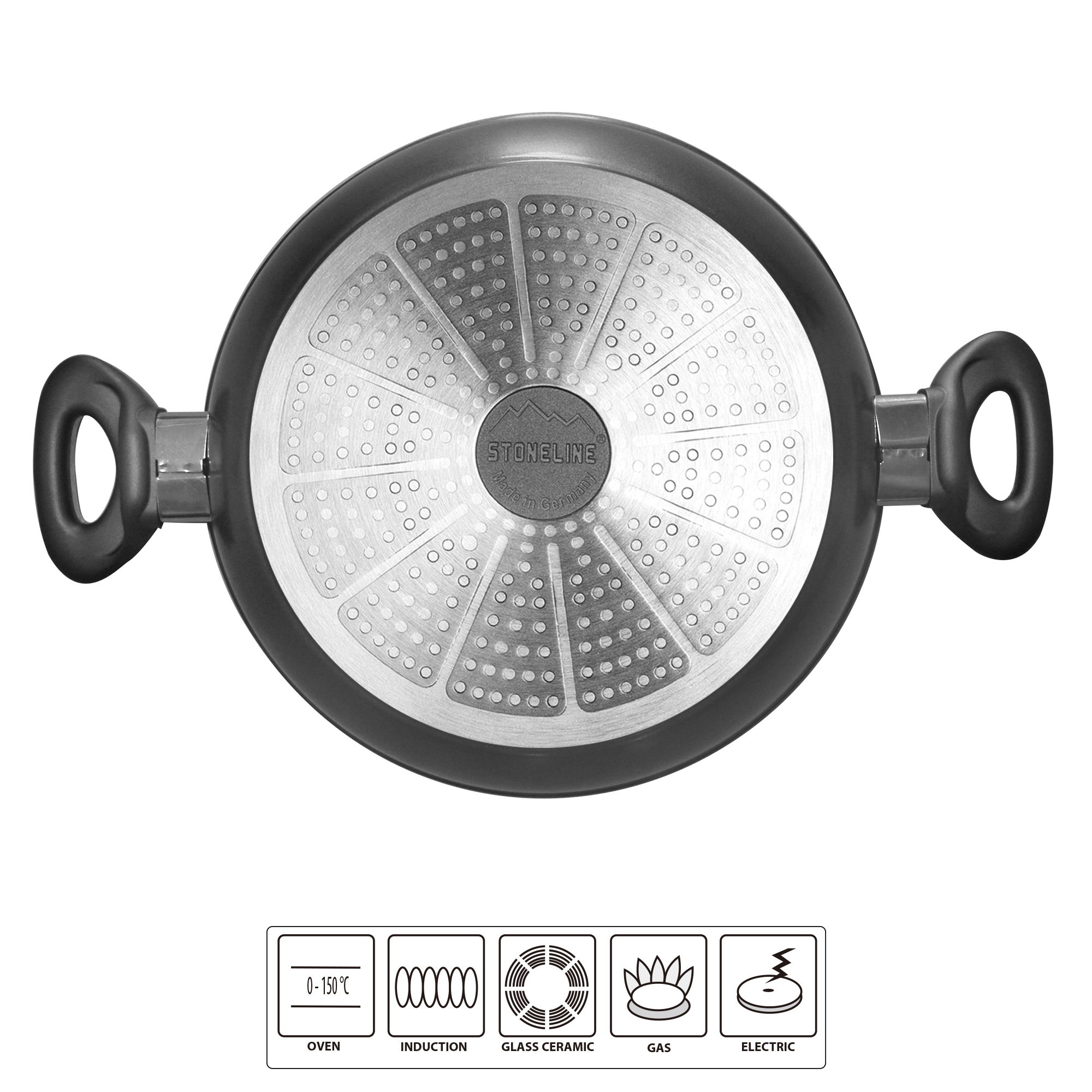 Sartén 28 cm | Gris