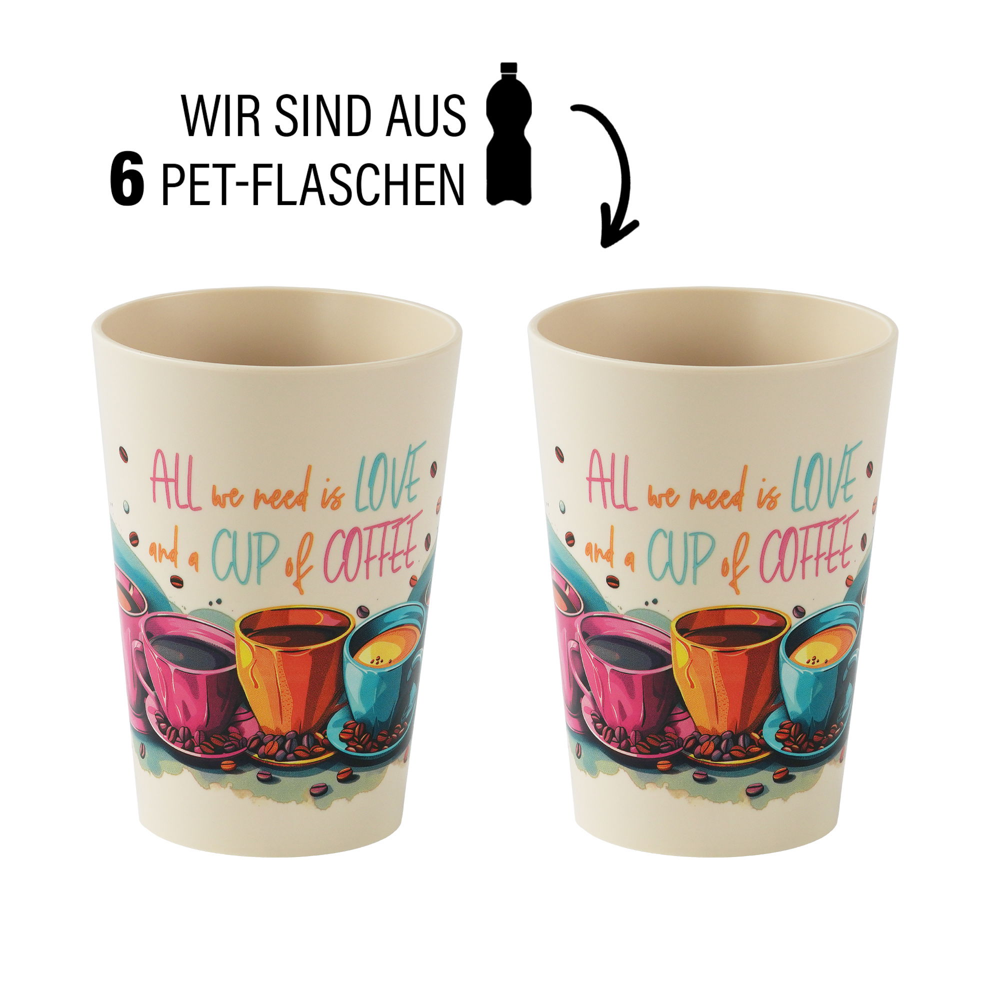 Cafetera Italiana 240 ml Juego 4 Piezas | Rosa