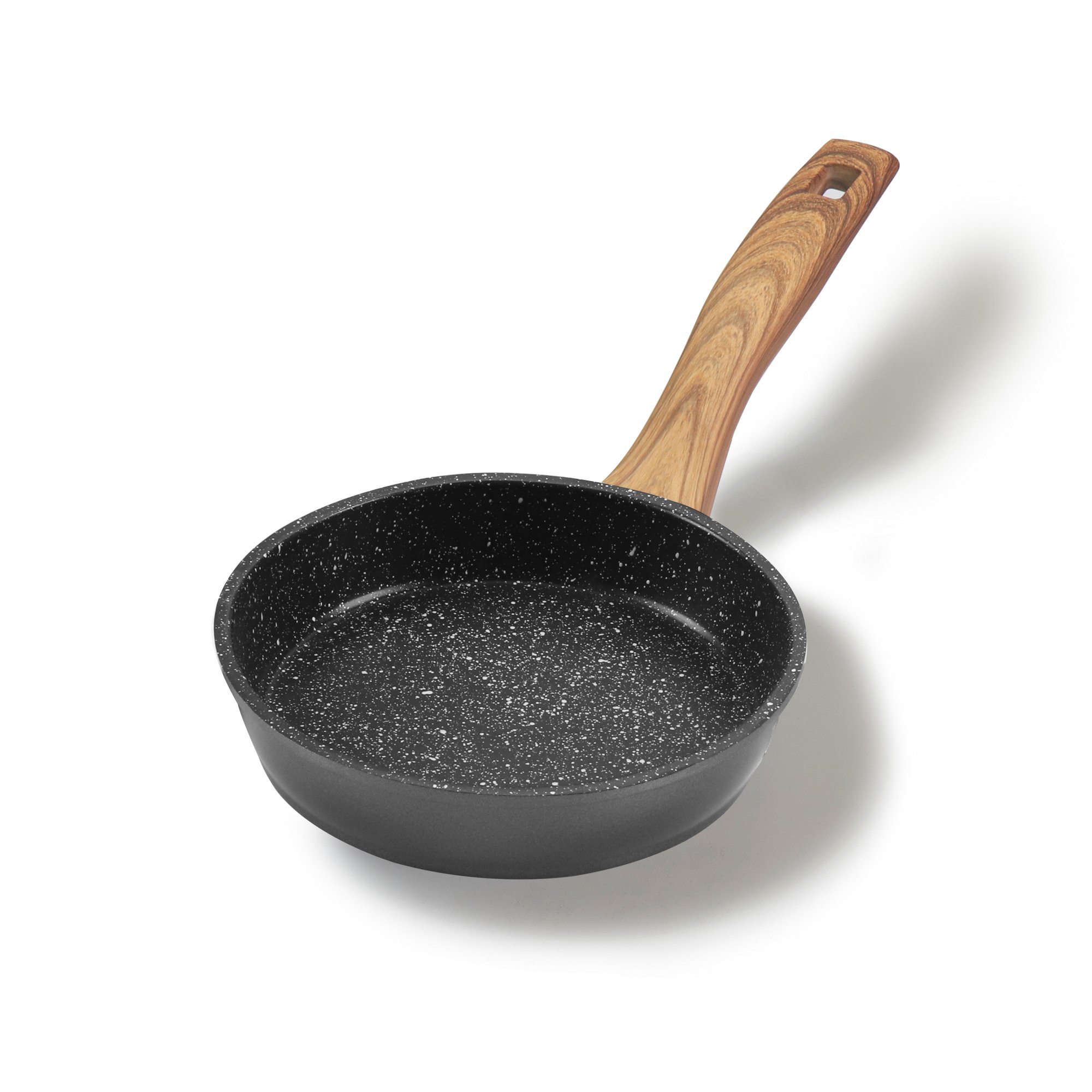 STONELINE® Frying Pan 14 cm, Non-Stick Pan, Wood Design | Back to Nature