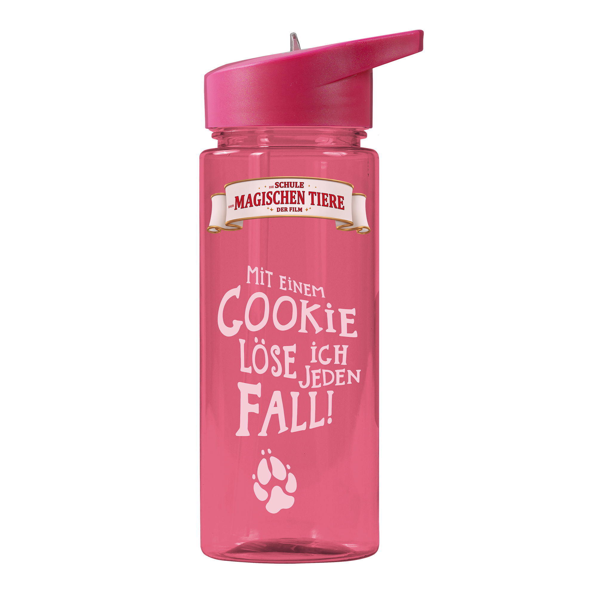 The School of Magical Animals Water Bottle 500 ml rPET | Berry Red, Rabbat