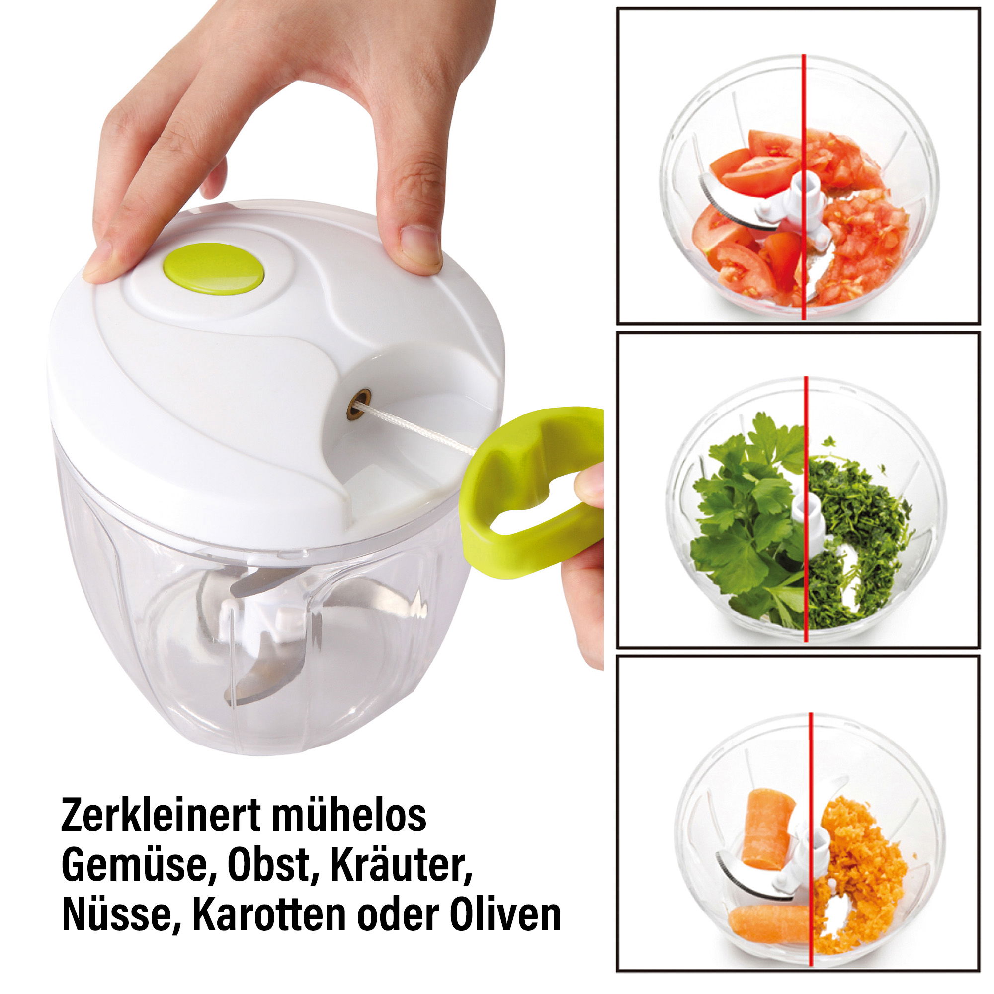 STONELINE® Set di tritatutto multipli, 9 pezzi, verde
