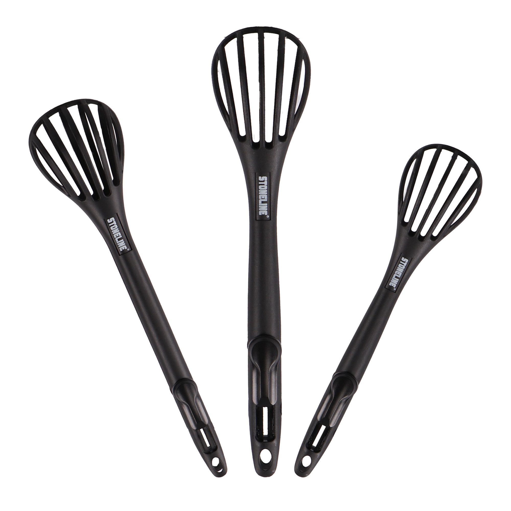 STONELINE® 3 pc Food Clip & Whisk Set, 2 in 1 Multifunctional Whisk, Heat-Resistant