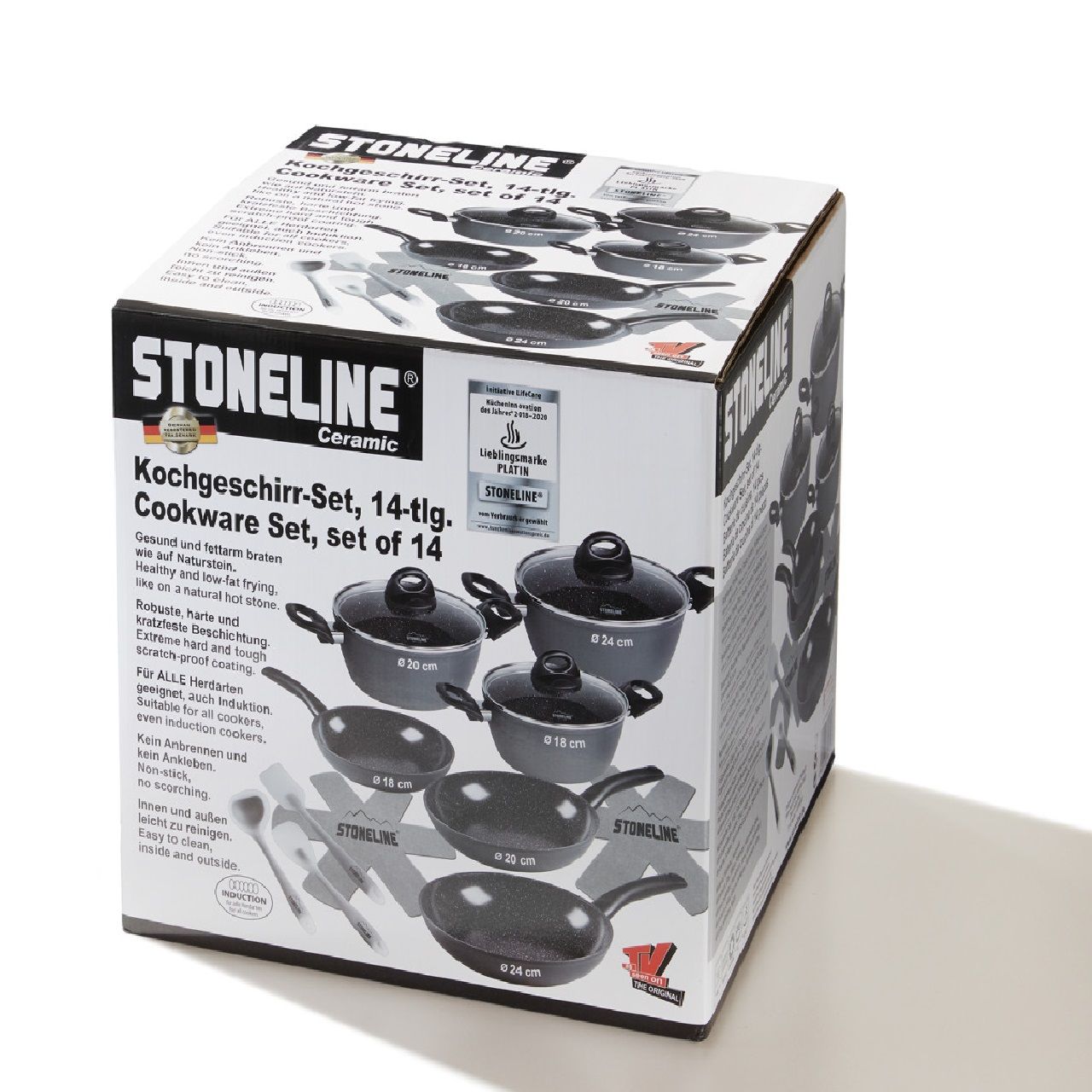 STONELINE® CERAMIC KochgeschirrSet, 14tlg.