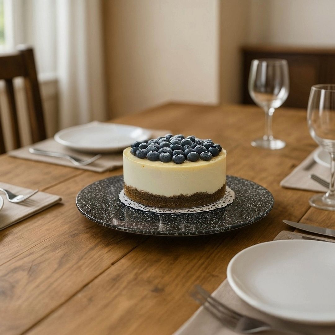 No-Bake Cheesecake mit Blaubeeren – Einfach &amp; Lecker ohne Backen